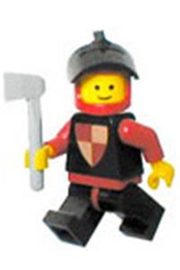 Classic - Knights Tournament Knight Black, Black Legs with Red Hips, Red Helmet, Black Visor cas232