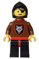 Wolf People - Wolfpack 2 with Brown Arms, Black Hood, Red Plastic Cape - cas234