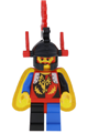 Dragon Knight dragon master with blue plumes, wearing a dragon cape - cas236