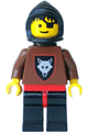 Wolf People - Wolfpack 2 with Brown Arms, Black Hood, Black Plastic Cape - cas251