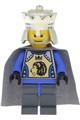 Knights Kingdom II - King Mathias with Light Bluish Gray Cape (Chess King) - cas274
