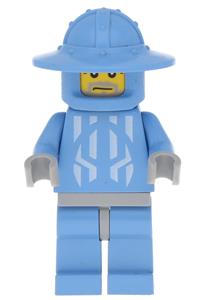 Jayko Minifigure - Knights Kingdom II - Jayko printed torso, broad brim helmet, elderly face - cas276