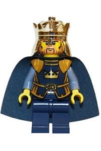 NEW Lego Minifig GOLD CROWN King Hat with Red Plume 