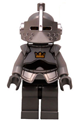 Fantasy Era - Crown Knight Plain with Breastplate, Helmet with Visor, Curly Eyebrows and Goatee, Black Hips, Light Bluish Gray Legs - cas350