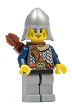 Crown Knight from Fantasy Era wearing scale mail with chest strap, helmet with neck protector, and vertical cheek lines - cas386