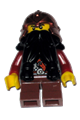 Fantasy Era - Dwarf, Black Beard, Copper Helmet with Studded Bands, Dark Red Arms - cas391
