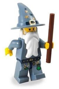 Good Wizard Minifigure - Fantasy Era - Good Wizard with Cape - cas396