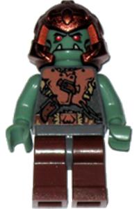 Troll Warrior 7 Orc Minifigure - Fantasy Era - Troll Warrior 7 (Orc) - cas399