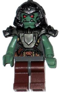 Troll Warrior 9 Orc Minifigure - Fantasy Era - Troll Warrior 9 (Orc) - cas401