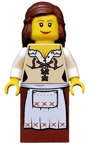 Maid Minifigure - Maid from the Fantasy Era - cas404