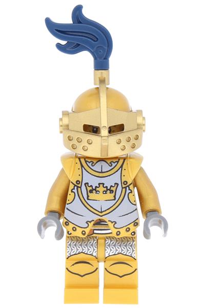 Lego CASTLE Fantasy Era CHROME GOLD Crown Knight Minifig NEW 