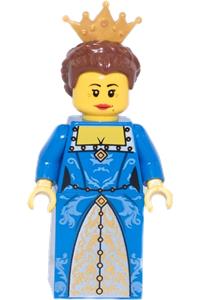 Crown Queen Minifigure - A Crown Queen from the Fantasy Era - cas416