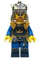 Fantasy Era - Crown King, No Cape, Printed Legs, Dark Blue Plume - cas425