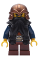 Fantasy Era - Dwarf, Black Beard, Copper Helmet with Studded Bands, Dark Blue Arms - cas433