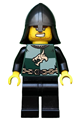Dragon Knight with quarters, helmet featuring a neck protector, and bared teeth from the Kingdoms theme - cas439