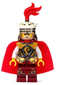 Lion King minifigure from Kingdoms theme with a plume - cas441