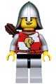 Lion Knight in Kingdoms attire with a helmet, quiver, and an open grin - cas449