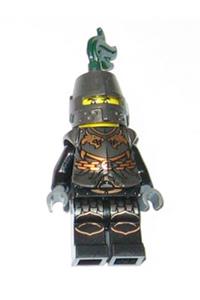 Kingdoms - Dragon Knight Armor with Chain, Helmet Closed, Scowl cas452