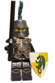 A dragon knight in Kingdoms theme wearing chain armor, closed helmet, and showing bared teeth - cas462
