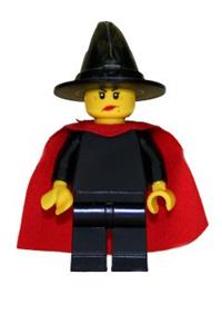 Witch Minifigure - Witch with a cape - cas484