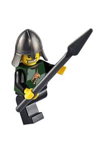 Kingdoms - Dragon Knight Scale Mail with Chain and Belt, Helmet with Neck Protector, Bared Teeth cas485