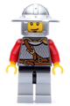 Kingdoms - Lion Knight Scale Mail with Chest Strap and Belt, Helmet with Broad Brim, Eyebrows and Goatee - cas496
