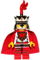Lion King from Kingdoms theme, wearing a plumed chess king crown - cas511
