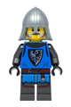 Black Falcon - Castle Guard Male, Flat Silver Neck-Protector - cas554