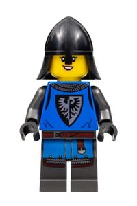 Black Falcon Minifigure - Female Black Falcon with pearl dark gray detailed legs and a black neck protector - cas575