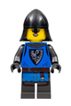 Female Black Falcon with pearl dark gray detailed legs and a black neck protector - cas575