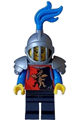 Dragon Knight - female, black legs, flat silver helmet and armor - cas581