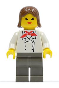 Soccer Hotdog Girl Minifigure - cc4455