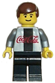 Coca-Cola Secret Player B is a soccer player wearing a silver outfit - cc4472
