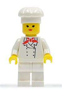 Chef Female Minifigure - Female chef with white legs - chef006
