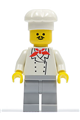 Chef - Light Bluish Gray Legs, Moustache - chef011