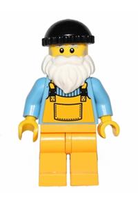 Fisherman Minifigure - Fisherman, CMF - col037a