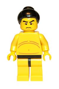 Sumo Wrestler Minifigure - Sumo Wrestler, CMF Series 3 - col043
