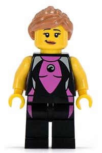 Surfer Girl Minifigure - Surfer Girl, CMF Series 4 - col053