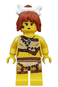 Cave Woman Minifigure - Cave Woman, CMF Series 5 - col069