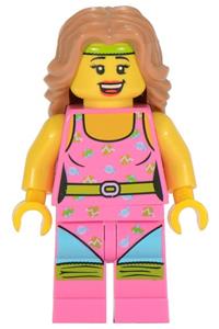 Fitness Instructor Minifigure - Fitness Instructor, CMF Series 5 - col074