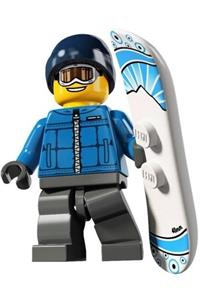 Snowboarder Guy Minifigure - Snowboarder Guy, Series 5 CMF - col080
