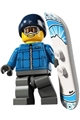 Snowboarder Guy - col080
