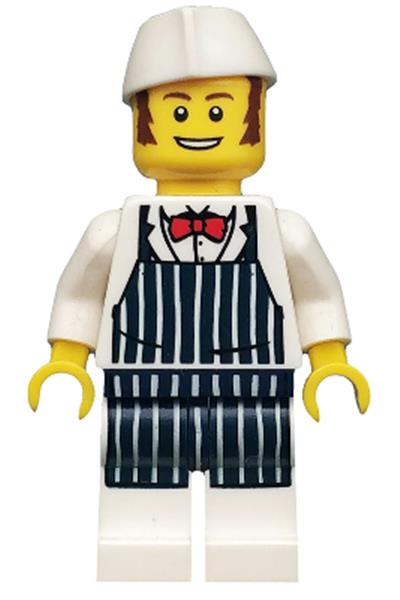 LEGO Minifigure butcher Series 6 8827 #14 grocer male BN mini figure grocer 