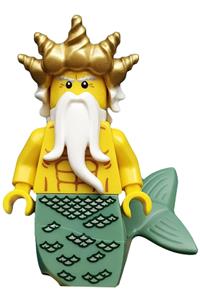 Ocean King Minifigure - Ocean King, CMF Series 7 - col101