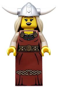 Viking Woman Minifigure - col109