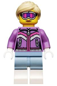 Downhill Skier Minifigure - Downhill Skier, CMF Series 8 - col119
