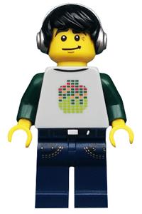 DJ Minifigure - DJ, CMF Series 8 - col124