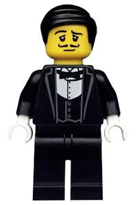 Waiter Minifigure - col129