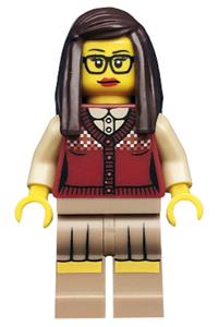 Librarian Minifigure - Librarian, CMF Series 10 - col145