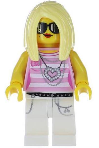 col158 LEGO minifigure Series 10 Trendsetter - 